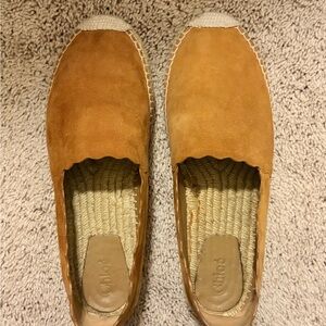 Chloe tan suede espadrilles